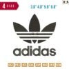 Sport Brand Original Embroidery Design 3.8" 4.8" 5.8" 6.8"