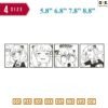Anime Comic Embroidery Design 5.8" 6.8" 7.8" 8.8"