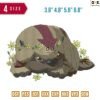 Appa Flower Embroidery Design 3,8", 4.8", 5.8", 6.8"