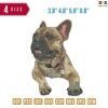 Bulldog necklace Embroidery Design  3.8" 4.8" 5.8" 6.8"