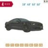 Car Black Embroidery Design 3.8" 4.8" 5.8" 6.8"