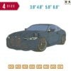Car Bmw Navy Embroidery Design 3.8" 4.8" 5.8" 6.8"