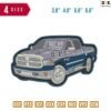 Car Triton Embroidery Design 3.8"? 4.8"? 5.8" 6.8"