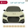 Car white Luxury Embroidery Design 3.8" 4.8" 5.8" 6.8"