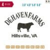 Dehaven Embroidery Design