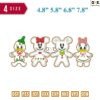 Cartoon Babies Embroidery Design 4.8" 5.8" 6.8" 7.8"