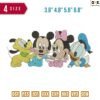 Cartoon Cute Embroidery Design 3.8" 4.8" 5.8" 6.8"