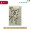 Dog Photo Panel Embroidery Design  3.8" 4.8" 5.8" 6.8"