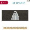 Ghost Eyeglass Embroidery Design