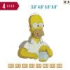 Homer Drink Embroidery Design