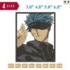 Jujutsu kaisen Panel Embroidery Design 3.8" 4.8" 5.8" 6.8"