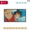 Luffy Smile Embroidery Design 3.8" 4.8" 5.8" 6.8"