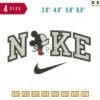 Swoosh Sport Brand Cartoon Kiss Left Embroidery Design