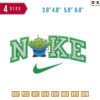 Swoosh Sport Brand Alien Chibi Embroidery Design