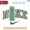Swoosh Sport Brand Arizona bottle Embroidery Design 3.8"? 4.8"? 5.8" 6.8"