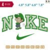 Swoosh Sport Brand Baby Luigi Embroidery Design ?4.8" 5.8" 6.8" 7.8"