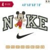Swoosh Sport Brand Baby Cartoon Embroidery Design 4.8" 5.8" 6.8" 7.8"