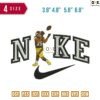 Swoosh Sport Brand Football 25 Embroidery Design 3.8"? 4.8"? 5.8"? 6.8"