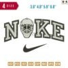 Swoosh Sport Brand Helmet Hockey Embroidery Design 3.8" 4.8" 5.8" 6.8"