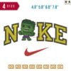 Swoosh Sport Brand Hulk Chibi Embroidery Design