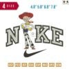 Swoosh Sport Brand Jessie Full Embroidery Design
