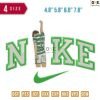 Swoosh Sport Brand Jota Embroidery Design 4.8" 5.8" 6.8" 7.8"