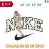 Swoosh Sport Brand Murasakibara Embroidery Design ?3.8" 4.8" 5.8" 6.8"
