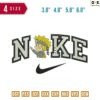 Swoosh Sport Brand Naruto chibi Embroidery Design