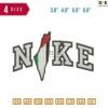 Swoosh Sport Brand Palestine Embroidery Design 3.8" 4.8" 5.8" 6.8"