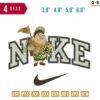 Swoosh Sport Brand Russel Embroidery Design 3.8" 4.8" 5.8" 6.8"