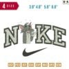 Swoosh Sport Brand Tom Laugh Embroidery Design
