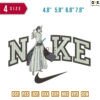 Swoosh Sport Brand ULQUIORRA CIFER Embroidery Design 4.8" 5.8" 6.8" 7.8"