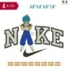 Swoosh Sport Brand Vegeta Embroidery Design 4.8" 5.8" 6.8" 7.8"