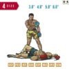 Boxing ukraine Embroidery Design 3.8" 4.8" 5.8" 6.8"