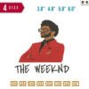 The Weeknd Embroidery Design 3.8" 4.8" 5.8" 6.8"