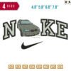 Swoosh Bmw Car Embroidery Design