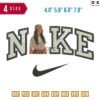 Swoosh kiara carrera Embroidery Design