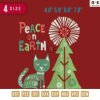 Peace on earth Embroidery Design