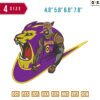 Swoosh Lakers Lion Embroidery Design