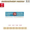 Canada Post Embroidery Design