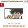 Izuku Midoria deku Embroidery Design