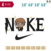 Nike harry Potter chibi B Embroidery Design 3.8" 4.8" 5.8" 6.8"