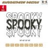 Spooky Melt Embroidery Design