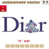 dior eeyore big Embroidery Design