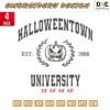 Halloweeentown Pumkin Embroidery Design