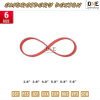 Infinity Embroidery Design