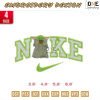 Nike Baby Yoda Embroidery Design