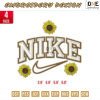 Nike Sunflower Embroidery Design