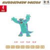 sulley Embroidery Design