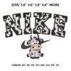 Swoosh Cow Embroidery design design